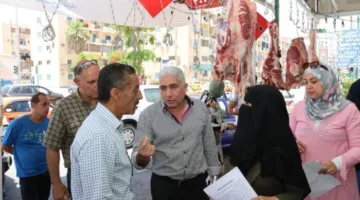 محافظ الإسماعيلية يوجه بعمليات التفتيش على مواقع الذبح ومتاجر اللحوم