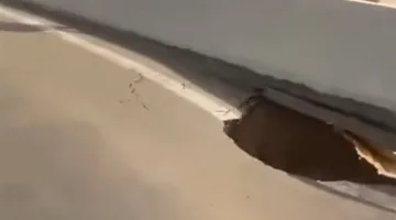 انهيار جزئي في محور كوبري بديل خزان أسوان.. ومصدر: جارية أعمال الإصلاح